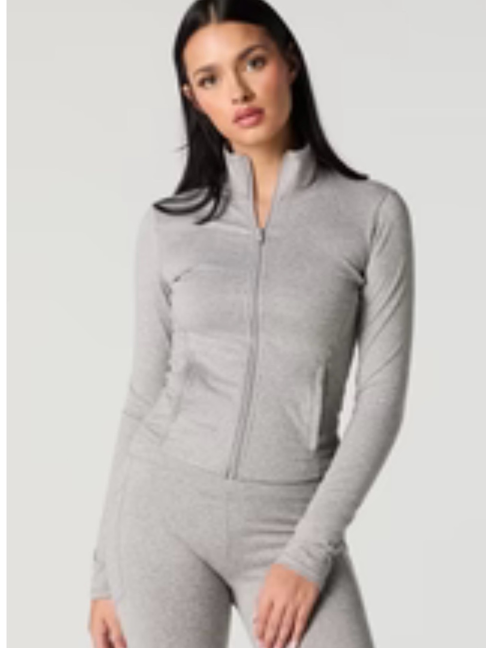Urban Planet Grey Full-Zip Lightweight Jacket